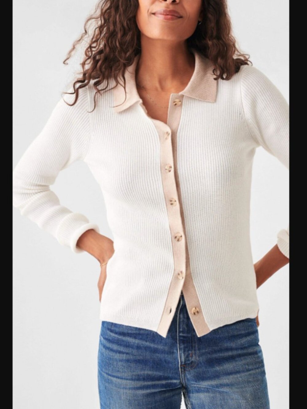 Faherty Mikki Cardigan | White | NWT | XL